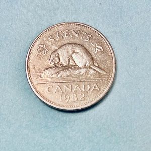 1982 Canada 5 Cents